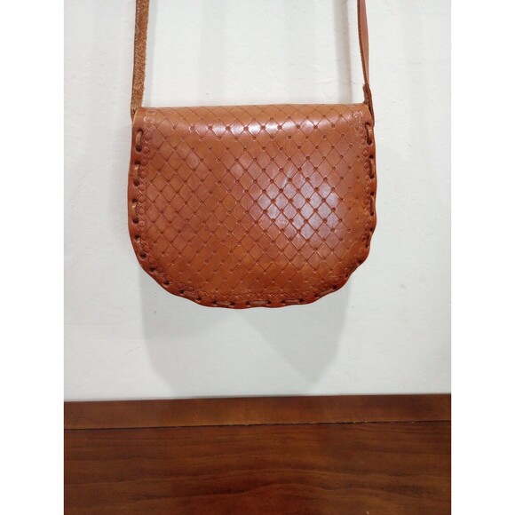 Brown Hand-Tooled Leather Purse - Picture 4 of 10